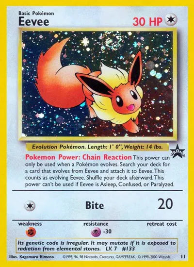 Eevee Promo 11 PSA 8